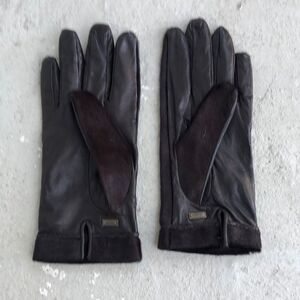 Vintage Byblos leather gloves